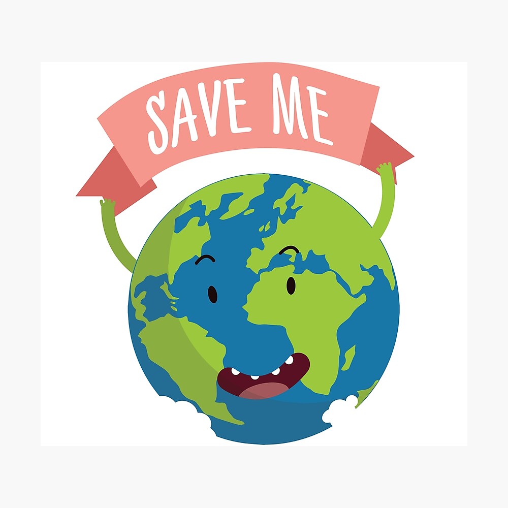 Save Earth Poster Easy