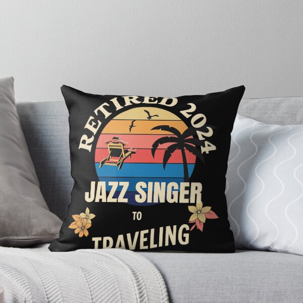 Item preview, Retired Jazz Singer 2024. Tropical Sunset Retirement Vibes Design designed and sold by johnharry3.