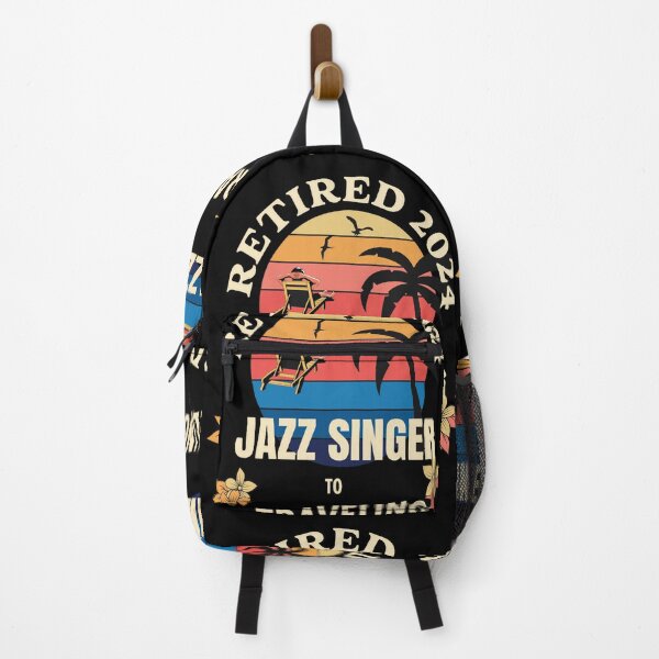 Item preview, Retired Jazz Singer 2024. Tropical Sunset Retirement Vibes Design designed and sold by johnharry3.