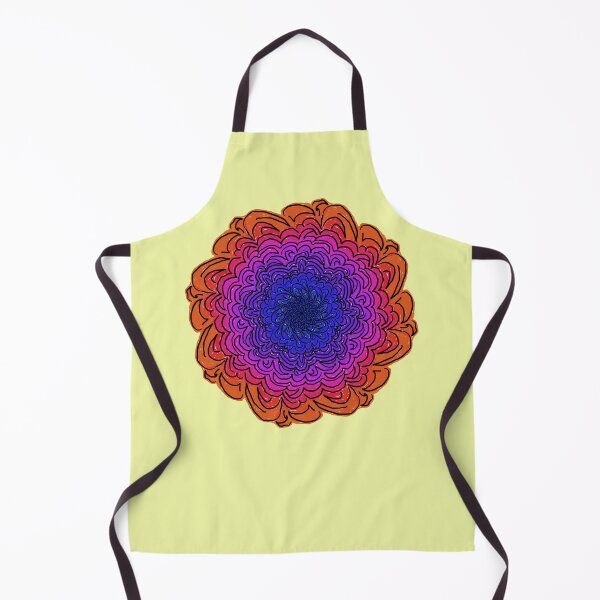 Item preview, Warm Color Mandala designed and sold by KitKattyDesigns.