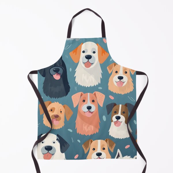 Item preview, happy dog all over animal print designed and sold by dcrc.