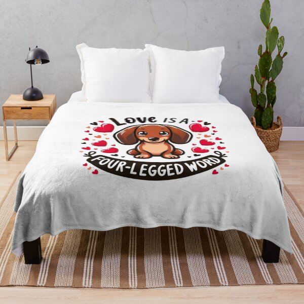 Item preview, Four-Legged Love: Dachshund Valentine designed and sold by creativechaster.
