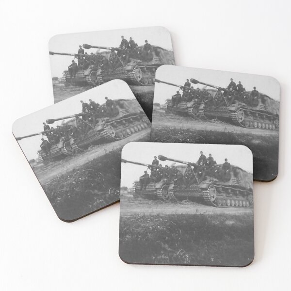 Item preview, WW2 - German Nashorn - 88mm - Tank Destroyers - Black and White - Photographic Print designed and sold by TheHappyK.