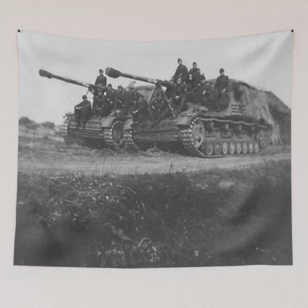 Item preview, WW2 - German Nashorn - 88mm - Tank Destroyers - Black and White - Photographic Print designed and sold by TheHappyK.