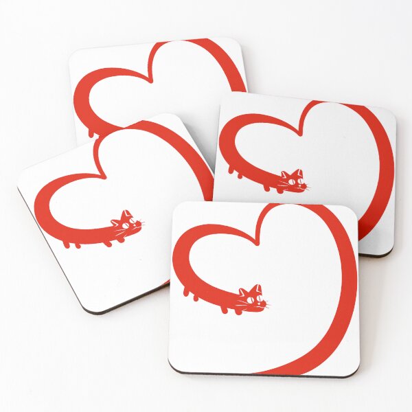 Item preview, heartcat designed and sold by Cococomix.