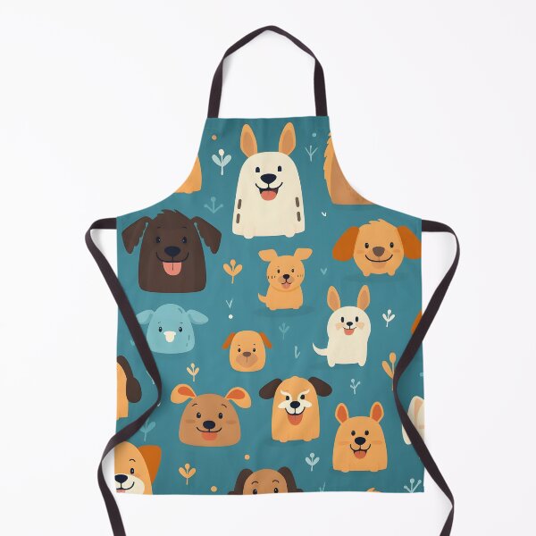 Item preview, happy dog all over animal print designed and sold by dcrc.