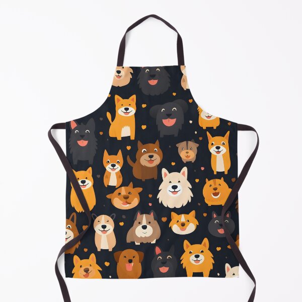 Item preview, happy dog all over animal print designed and sold by dcrc.