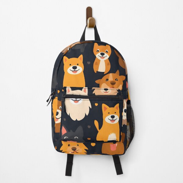 Item preview, happy dog all over animal print designed and sold by dcrc.