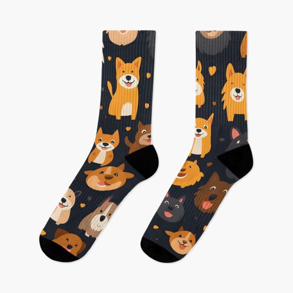 Item preview, happy dog all over animal print designed and sold by dcrc.