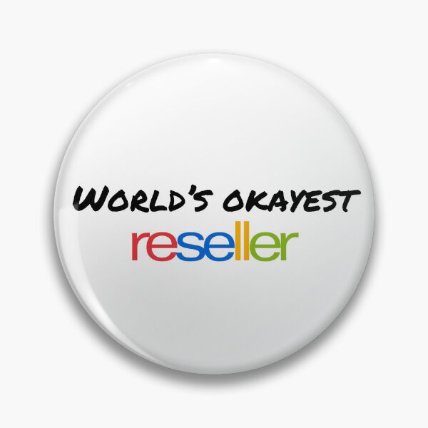 Item preview, World's Okayest Reseller Logo for Ebay Sellers  designed and sold by Neeshki.