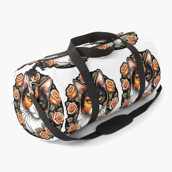 Item preview, Calico Cat Orange Rose Wreath designed and sold by notakename.