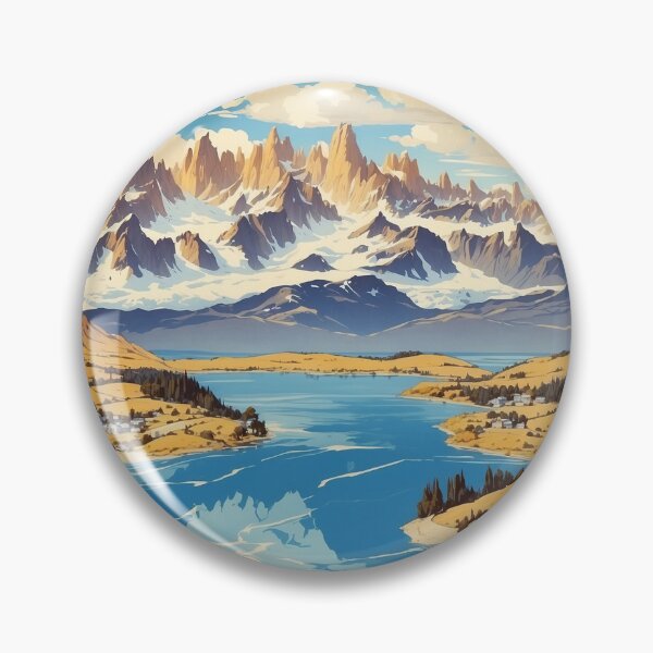 Item preview, Bariloche Argentina Vintage Poster Tourism  designed and sold by TravelersGems.