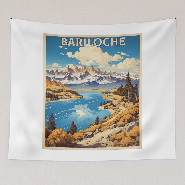 Item preview, Bariloche Argentina Vintage Poster Tourism  designed and sold by TravelersGems.