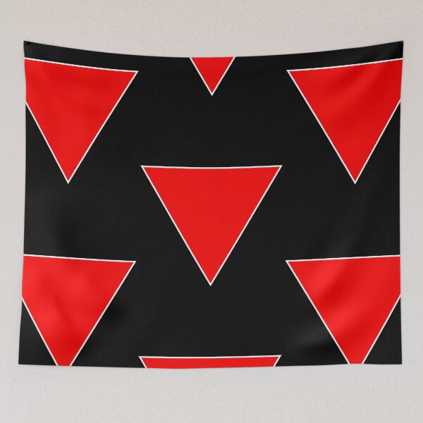 Item preview, Inverted red triangle  designed and sold by Red Poppy Girl.