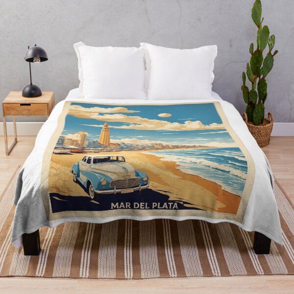 Item preview, Mar del Plata Argentina Vintage Poster Tourism designed and sold by TravelersGems.