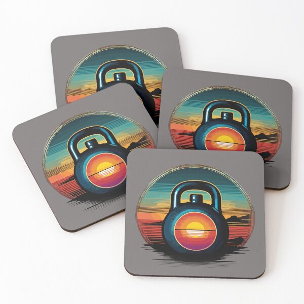 Item preview, Vintage Sunset Kettlebell designed and sold by MindFrank.