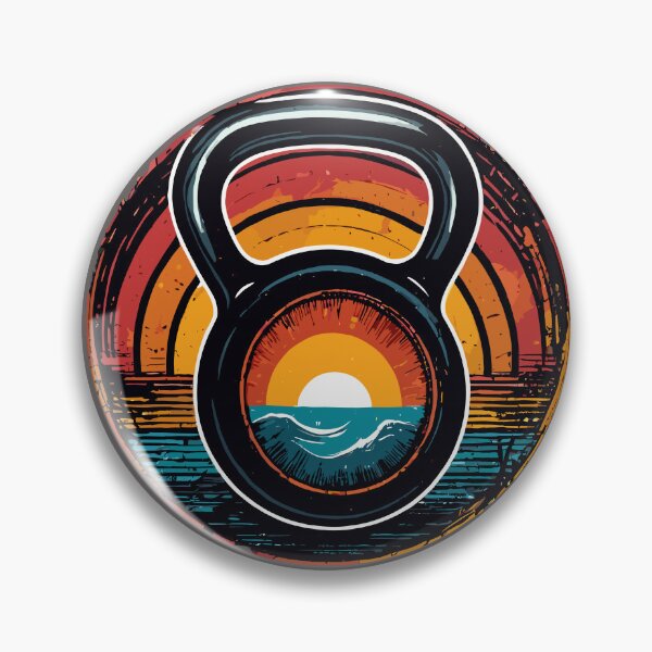 Item preview, Vintage Sunset Kettlebell designed and sold by MindFrank.