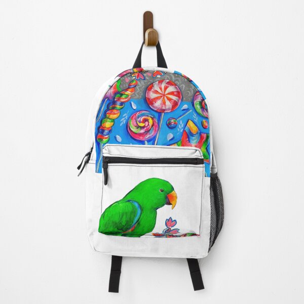 Item preview, Green parrot and sweets designed and sold by Katerina Apale.