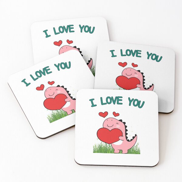 Item preview, I Love You with Heart, Dinasour Classic designed and sold by YeniDesignArt.