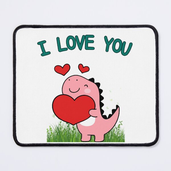 Item preview, I Love You with Heart, Dinasour Classic designed and sold by YeniDesignArt.