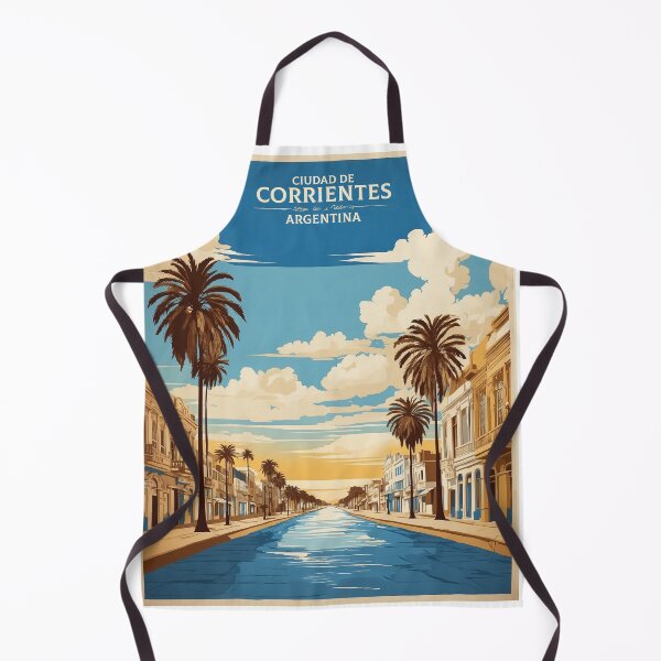 Item preview, Ciudad Corrientes Argentina Vintage Poster Turismo designed and sold by TravelersGems.