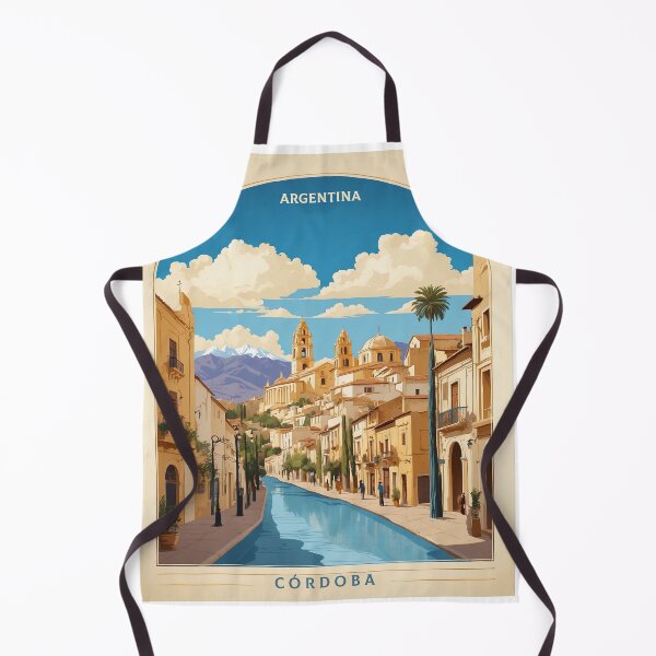 Item preview, Cordoba Argentina Vintage Poster Tourism  designed and sold by TravelersGems.