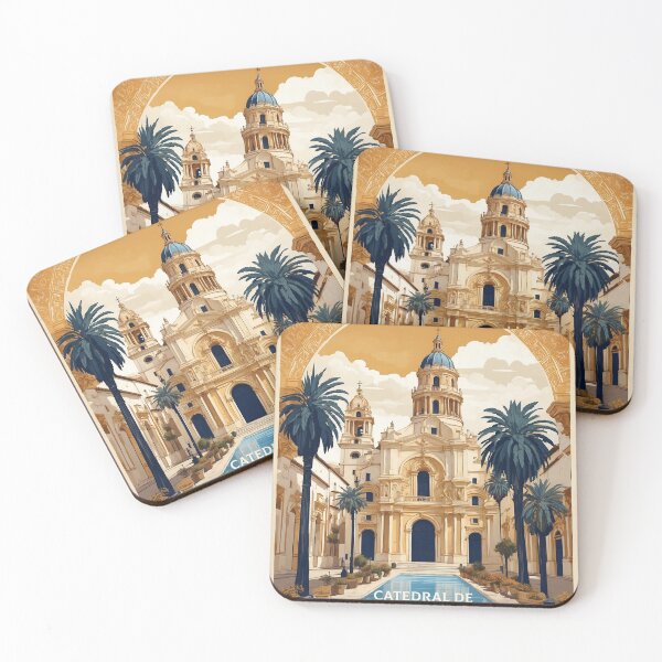 Item preview, Catedral de Cordoba Argentina Vintage Poster Tourism  designed and sold by TravelersGems.