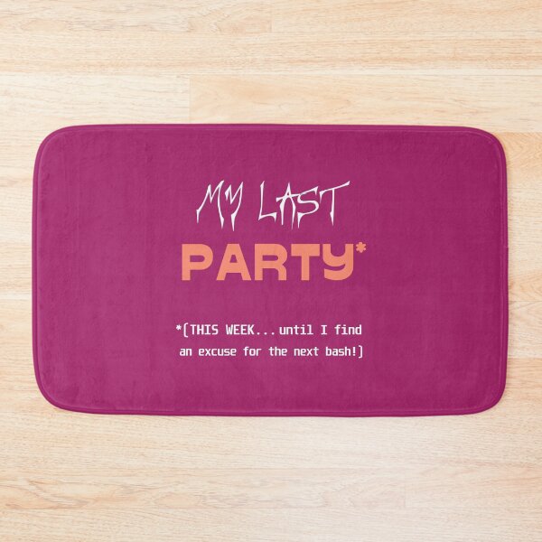 Item preview, My last PARTY* *(THIS WEEK... until I find an excuse for the next bash!) (deep magenta background) designed and sold by bekksa.