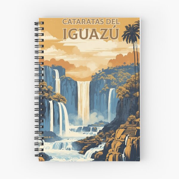Item preview, Cataratas del Iguazu Argentina Vintage Poster Tourism  designed and sold by TravelersGems.
