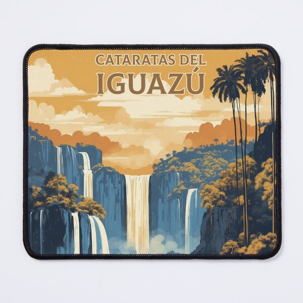 Item preview, Cataratas del Iguazu Argentina Vintage Poster Tourism designed and sold by TravelersGems.