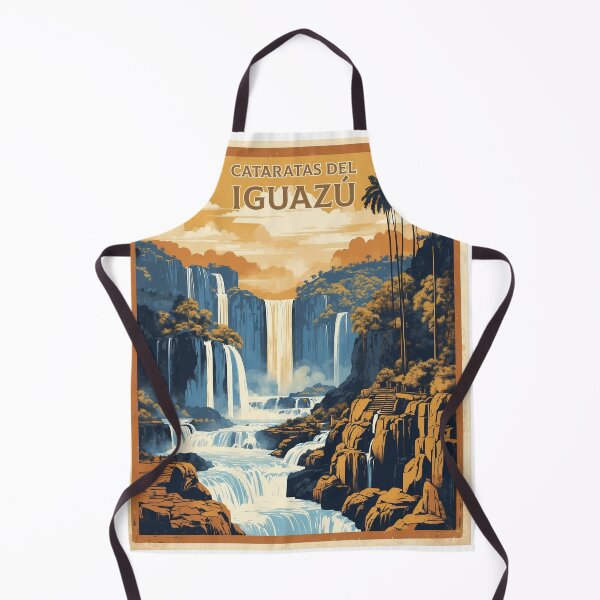 Item preview, Cataratas del Iguazu Argentina Vintage Poster Tourism  designed and sold by TravelersGems.
