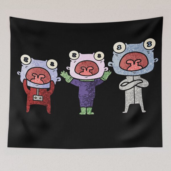 Item preview, Stay weird Cosmic Frogs designed and sold by CyberArtistOne.