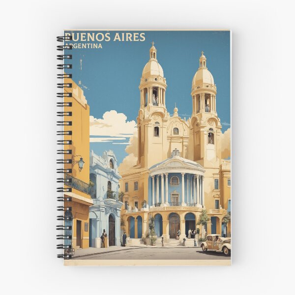 Aperçu de l'œuvre Buenos Aires Argentine Affiche Vintage Tourisme 3 créée et vendue par TravelersGems.