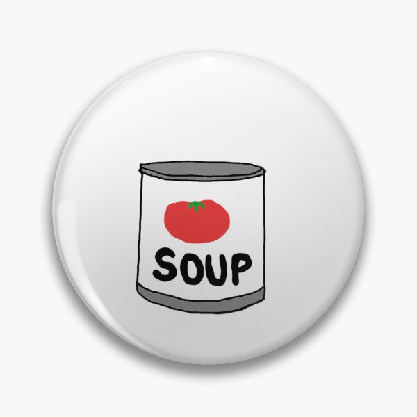 Item preview, Cartoon can of tomato soup designed and sold by Hesh-Dragon.