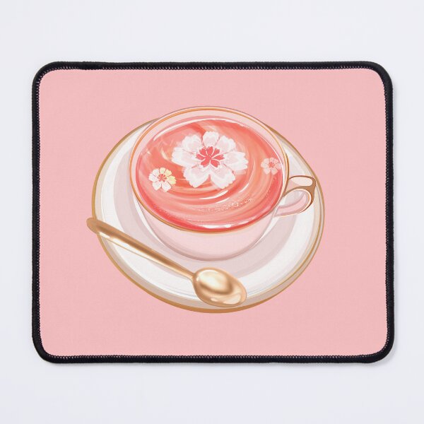 Item preview, Pink floral tea designed and sold by cxlixeli.