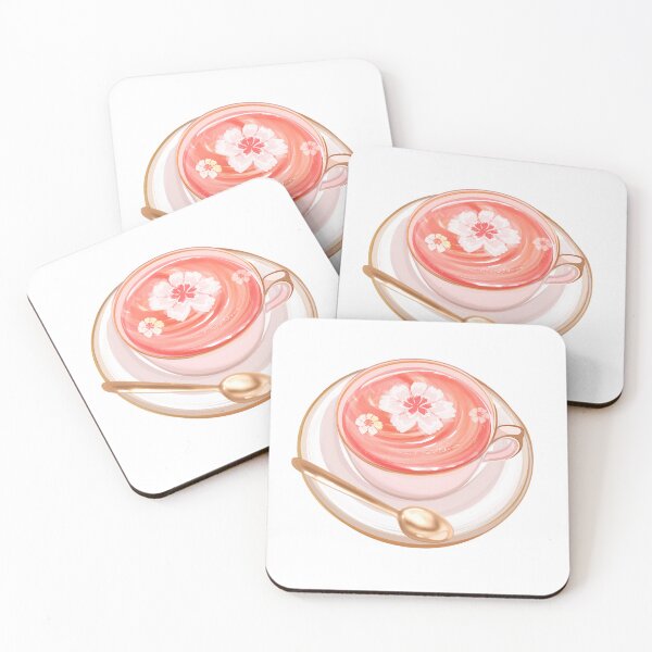 Item preview, Pink floral tea designed and sold by cxlixeli.