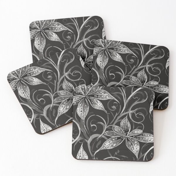 Item preview, Flower and Vines Abstract Pattern designed and sold by ossiagraphics.