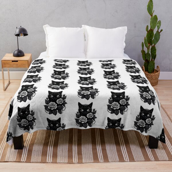 Item preview, Black Cat Black Rose Accent designed and sold by notakename.