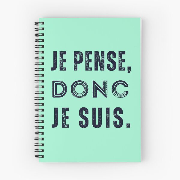 Item preview, Copy of René Descartes quote: Je pense, donc je suis. designed and sold by artbleed.