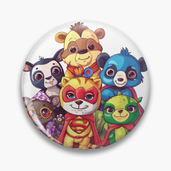 Item preview, Super Zoo Crew: Cute Animals Embrace Heroism designed and sold by jamessismanes.