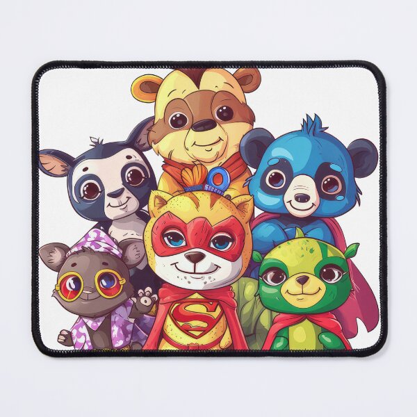 Item preview, Super Zoo Crew: Cute Animals Embrace Heroism designed and sold by jamessismanes.