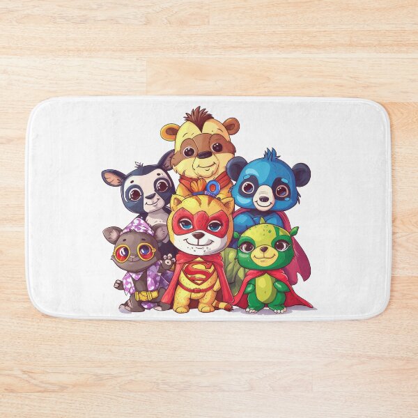 Item preview, Super Zoo Crew: Cute Animals Embrace Heroism designed and sold by jamessismanes.