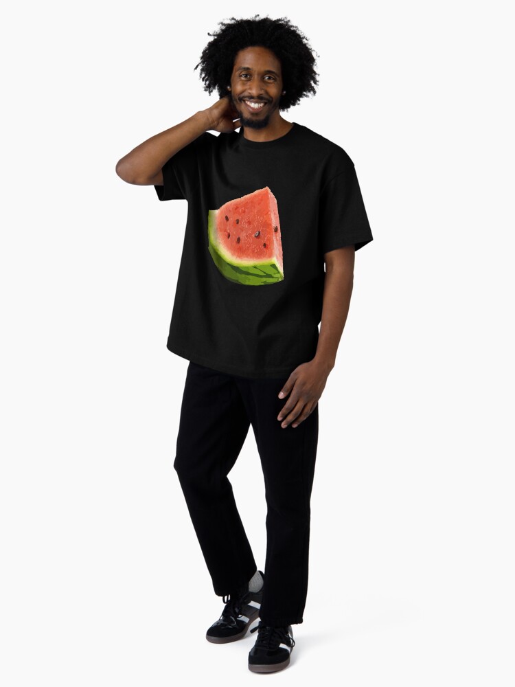Thumbnail 4 of 7, Oversized T-Shirt, Watermelon Palestine design designed and sold by ZaynahJArt.