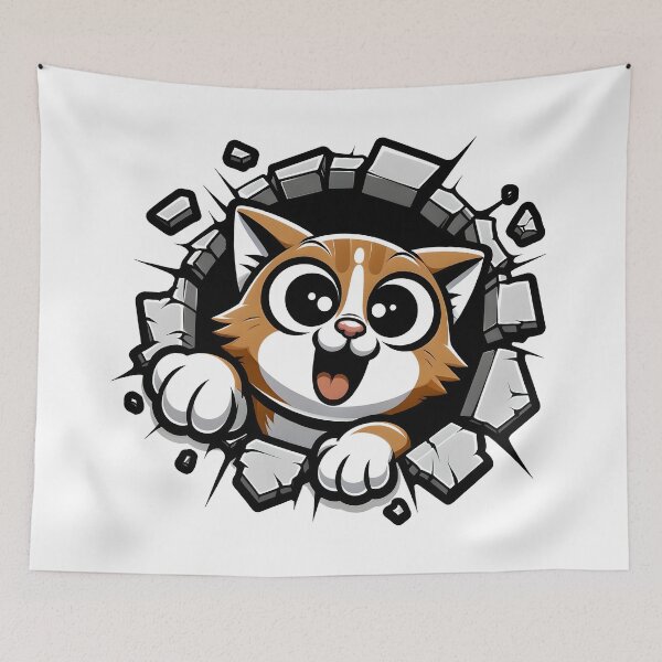 Item preview, Surprise Pop Out Cat for Cat Lovers designed and sold by StickaTime.