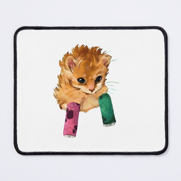 Item preview, Tater Tot Grompy Cat Tank Top Sweatshirt Sticker designed and sold by MoonlightMan.