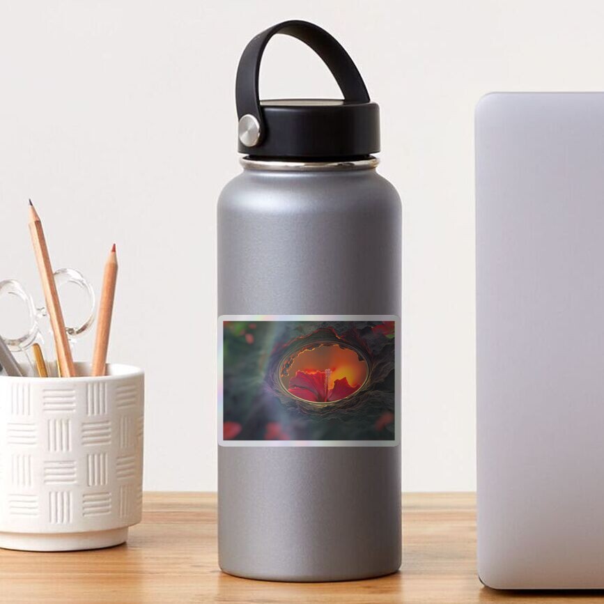 Item preview, Holographic Sticker designed and sold by rebecka.