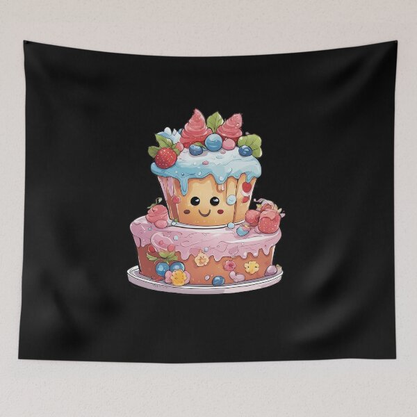 Item preview, Birthday Cake Cartoon designed and sold by macadolie.