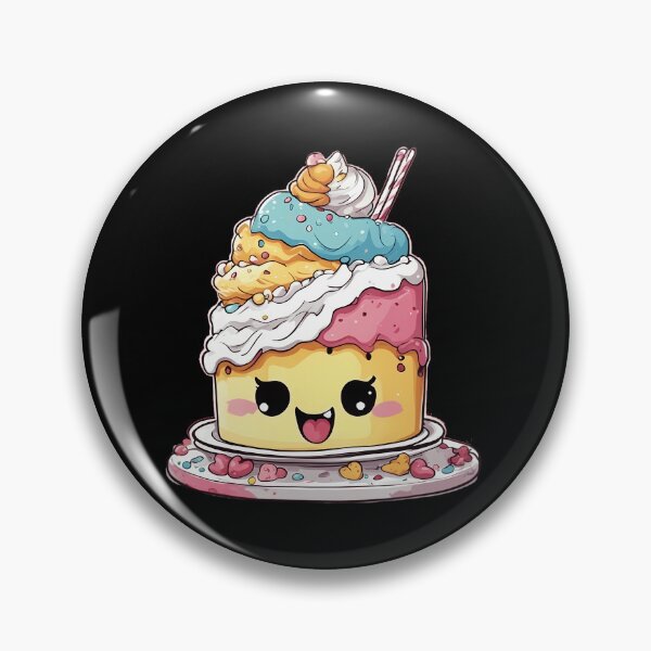 Item preview, Kawaii Birthday Cake designed and sold by macadolie.