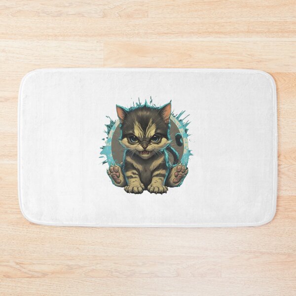 Item preview, Beware of feral cat designed and sold by SabyDigitalArt.