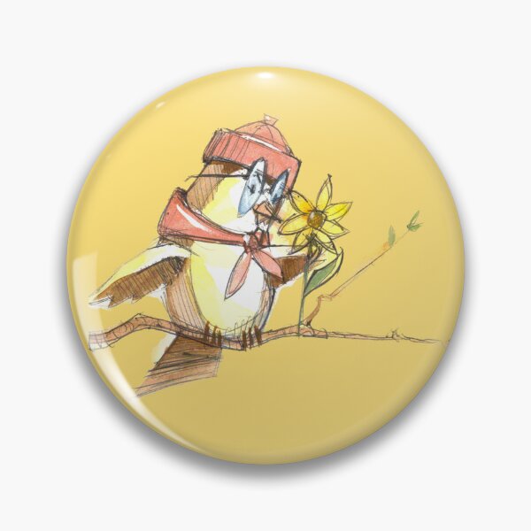 Item preview, Wistful Cartoon Bird designed and sold by artistmichael.